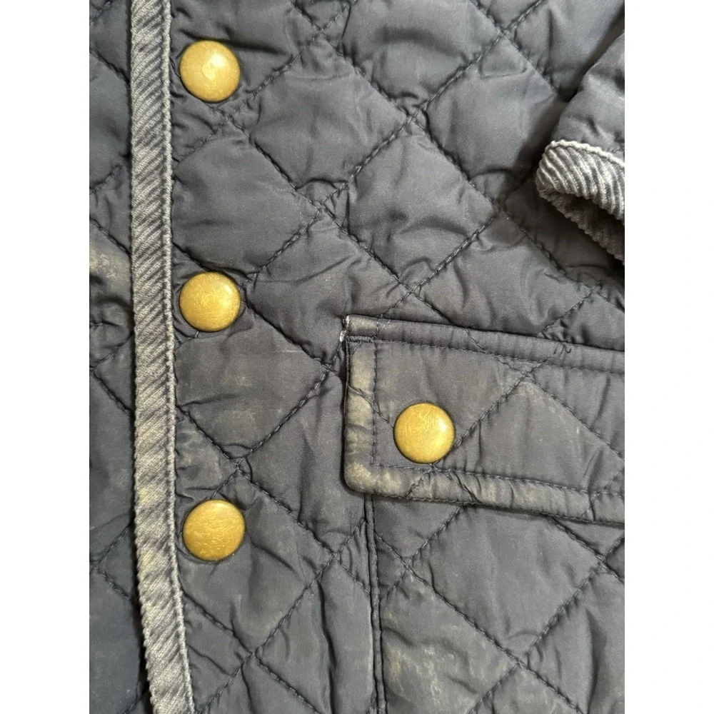 Polo Ralph Lauren Quilted Jacket Baby Size 18 Months Blue Boys‎ Pony Preppy